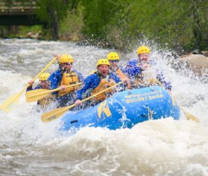 Rafting in Colorado white water